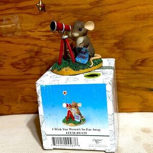 "I‎ Wish You Weren't So Far Away" charming tails collectable by Fitz and Floyd